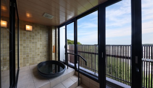Japanese Style Room, Two Beds, with Open Air Bath 