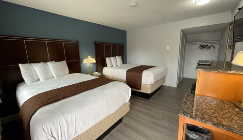 Economy Room, 2 Double Beds, Non Smoking