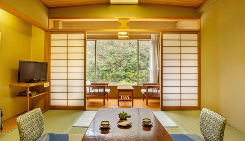 Japanese Style Room with Hot Spring Bath, River View