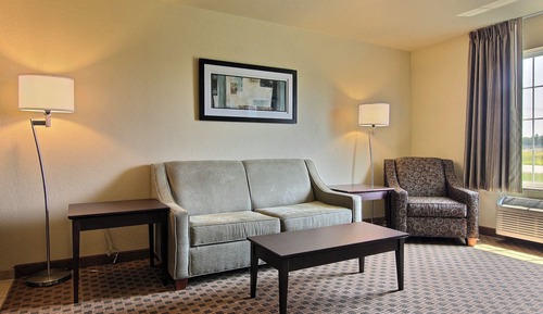 Suite, 1 King Bed with Sofa Sleep, Accessible Roll in Shower, Non Smoking