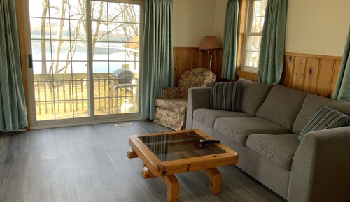 Standard Cabin, 1 King Bed, Fireplace, Lake View (Honeymoon)