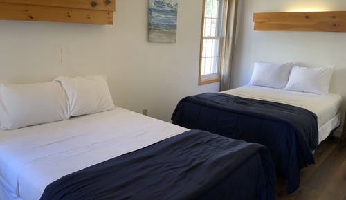 Standard Cabin, 2 Bedrooms, Fireplace, Lake View (The Moose)