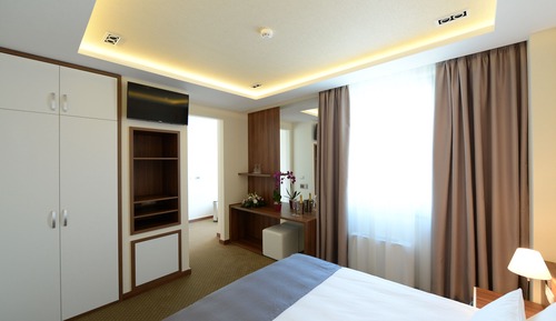 Double Room, 1 Queen Bed, Non Smoking, Mountain View