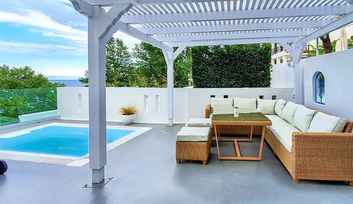 Grand Suite Sea View with Indoor Jetted Tub & Outdoor Heated Plunge Pool