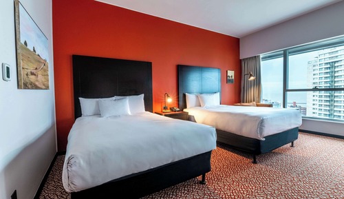 Room, 2 Double Beds, View