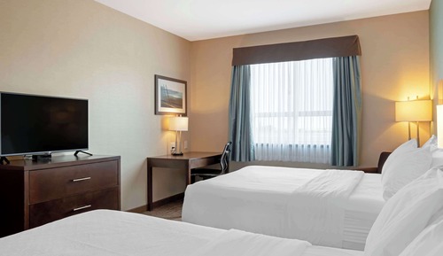 Standard Room, 2 Queen Beds, Non Smoking, Refrigerator & Microwave