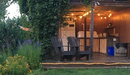 Room, 2 Double Beds, Private Bathroom, Mountain View