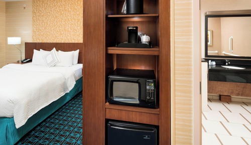 Suite, 1 King Bed with Sofa bed (Mobility Accessible, Roll-In Shower)