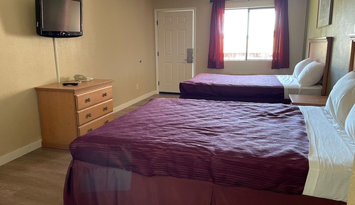 Standard Room, 2 Queen Beds, Refrigerator & Microwave