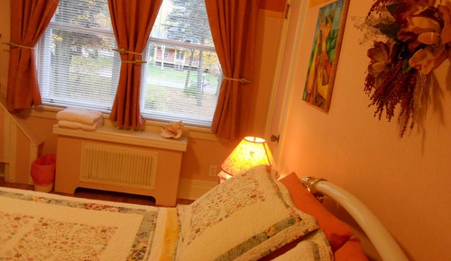 Superior Double Room, Shared Bathroom, Park View (Rose)