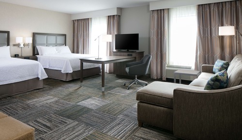 Studio, 2 Queen Beds, Accessible (Hearing)