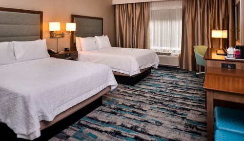 Room, 2 Queen Beds, Non Smoking, Refrigerator & Microwave