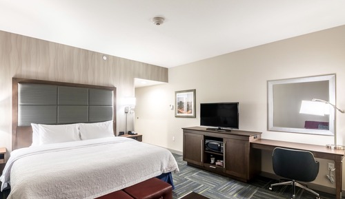Room, 1 King Bed, Refrigerator & Microwave