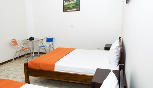 Standard, 1 Queen Bed and 1 Twin Bed - No Window