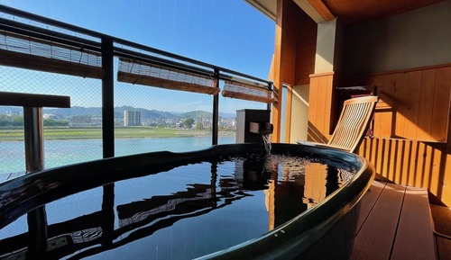 Single Use Japanese Style Room with Open-air Bath, River View, Non Smoking