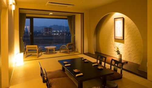 Single Use Japanese Style Suite Room with Open-air Bath, River View, Non Smoking