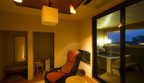 Japanese Style Suite Room with Open-air Bath, River View with Hida Beef Kaiseki Dinner, Non Smoking