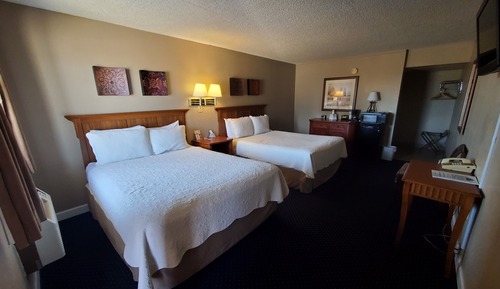 Economy Double Room, 2 Queen Beds, Non Smoking