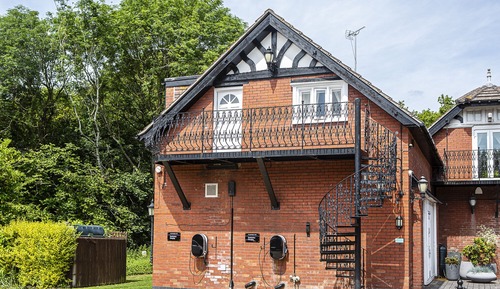 India - Mews Building With Spiral Staircase Access