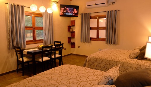 Deluxe Quadruple Room, 1 Bedroom, Private Bathroom, Park View