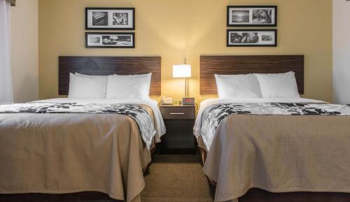 Queen Suite with Two Queen Beds and Sofa Bed