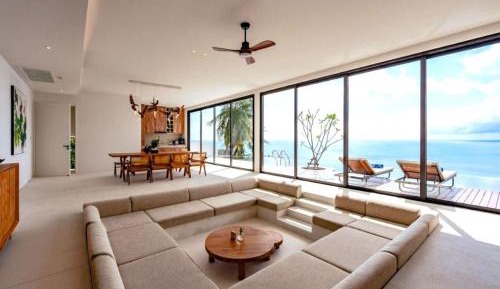 Three-Bedroom Pool Villa with Ocean View