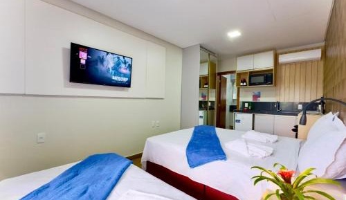 Studio with Pool View