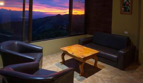 Family Room with Mountain View