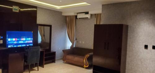 Family Room with Bathroom