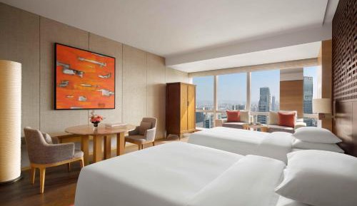Double Room with Two Double Beds and Park View