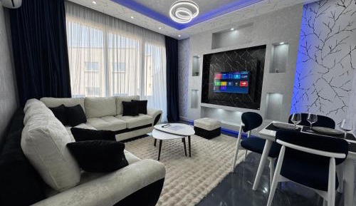 Deluxe One-Bedroom Apartment with City View