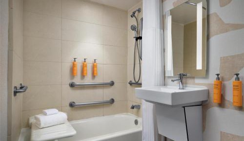 Mobility Accessible One Bedroom Suite King Tub