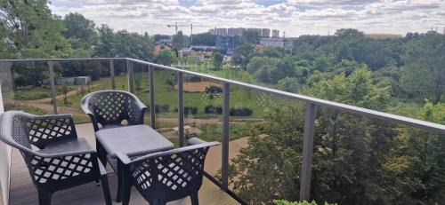 One-Bedroom Apartment with Balcony and City View
