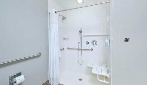 1 King Accessible Guest Room (Hearing & Mobility Accessible w/Roll-In-Shower)