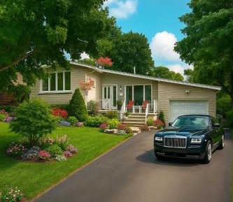 Villa with Garden View