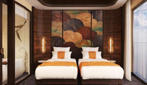 Deluxe Family Suite 2-Bedroom Garden View with Children Themed Room