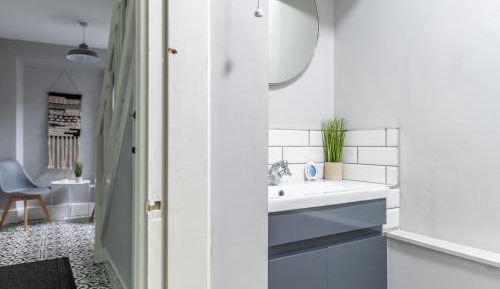 Family Room with Shared Bathroom