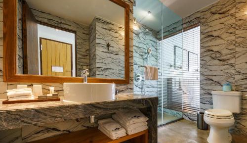Family Room with Shared Bathroom
