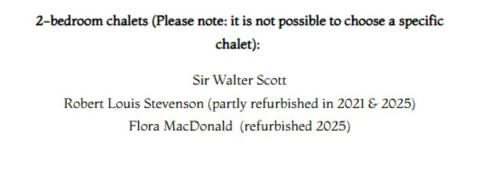 Two-Bedroom Chalet - No pets