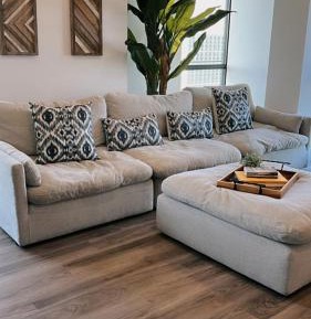 Three-Bedroom Apartment with Water View