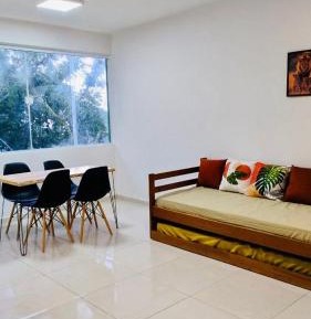 One-Bedroom Apartment with Garden View