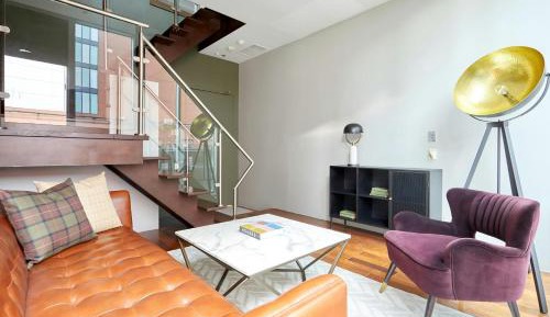 Loft Suite with King Bed and Balcony