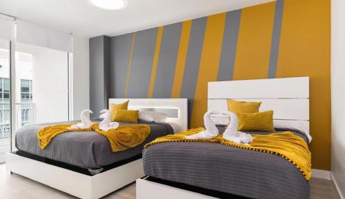 One-Bedroom Apartment with Balcony and City View
