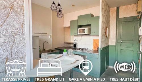 One-Bedroom Apartment with Terrace