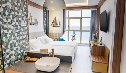 2 Single Beds, Superior Room, Sea View