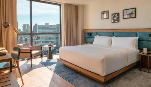 Guest Room One King with Skyline View