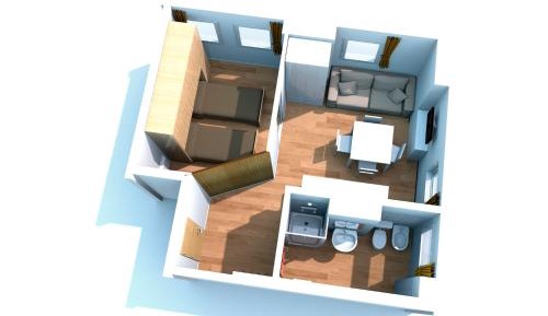 Apartment with Mountain View