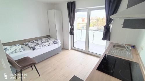 Studio with Balcony