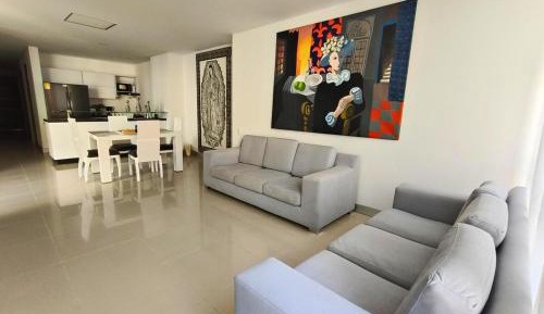 Two-Bedroom Apartment with Balcony and Terrace