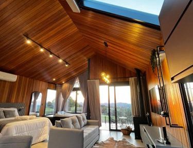 Family Room with Mountain View